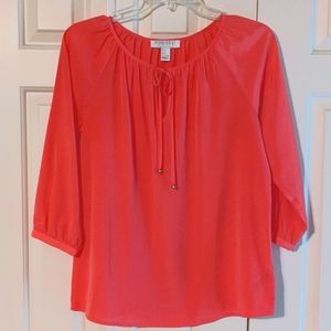 Forever 21 size small pink coral blouse